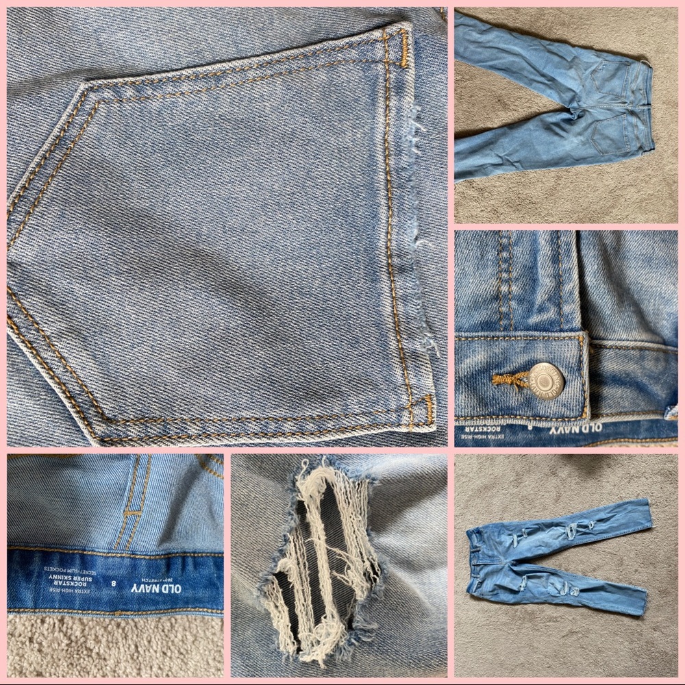Brand new, size 8, rockstar supper skinny jeans